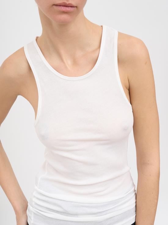 26SS 엔타이어 스튜디오 민소매 티셔츠 NESSS26TA019080053 White - ENTIRE STUDIOS