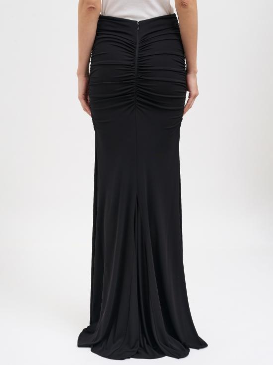 26SS 엘리자베타프랜치 롱 스커트 NGO16263E2110 Black - ELISABETTA FRANCHI