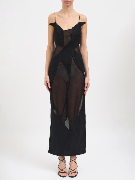 26SS 예후아판 롱 원피스 N1022BLACK Black