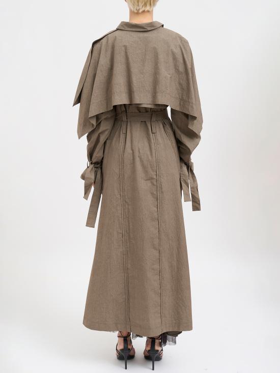 26SS 예후아판 트렌치 코트 N1098SANDYBROWN Beige - YEHUAFAN