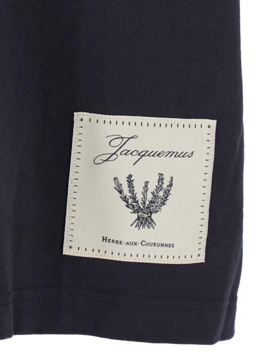  자크뮈스 반팔 티셔츠 Jacquemus Le 티셔츠 Torneo 티셔츠 블루 - JACQUEMUS