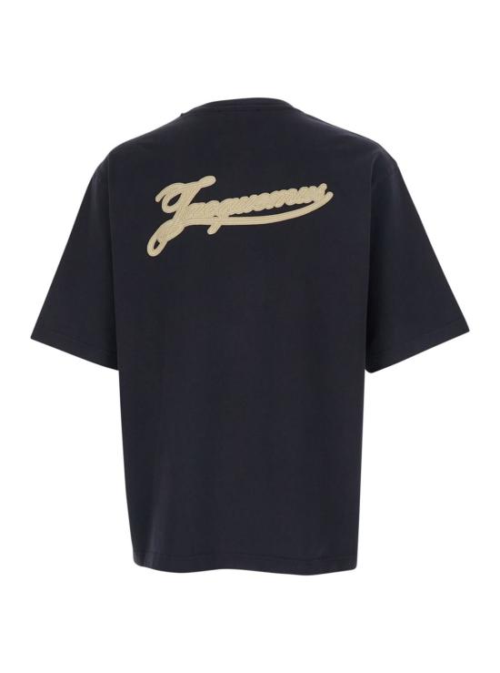  자크뮈스 반팔 티셔츠 Jacquemus Le 티셔츠 Torneo 티셔츠 블루 - JACQUEMUS