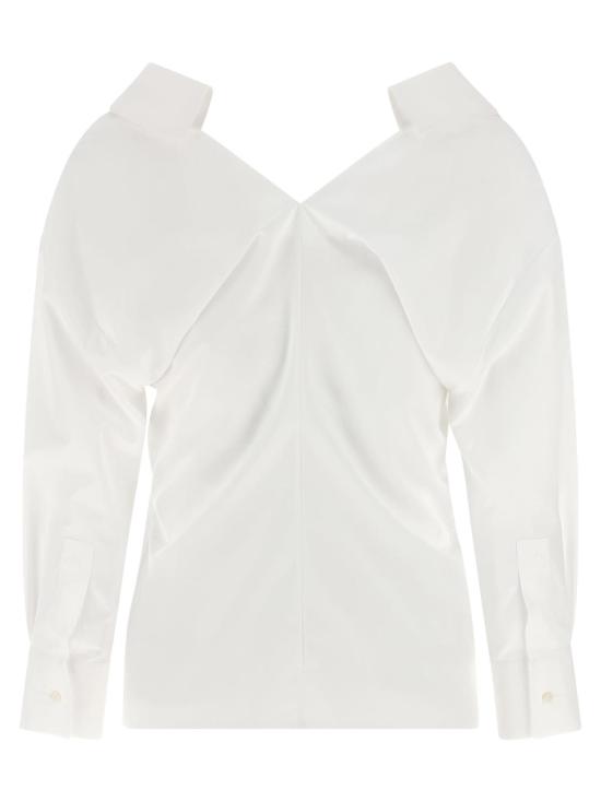  지방시 탑 컷아웃 셔츠 화이트 - GIVENCHY