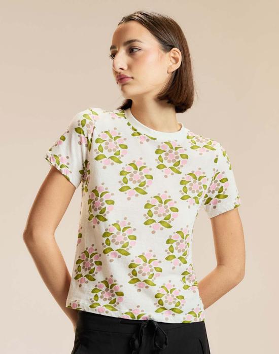  신시아 로리 반팔 티셔츠 신시아 로울리 에브리데이 티 화이트플