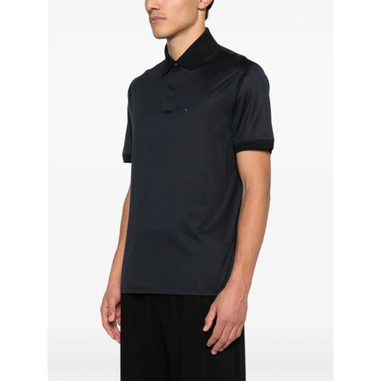  엠포리오 아르마니 폴로 티셔츠 스웨터 폴로 셔츠 블랙 - EMPORIO ARMANI