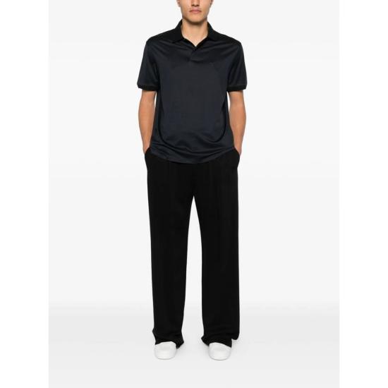  엠포리오 아르마니 폴로 티셔츠 스웨터 폴로 셔츠 블랙 - EMPORIO ARMANI