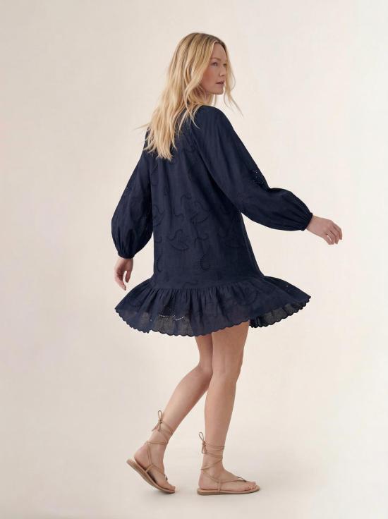  Cartolina 숏 원피스 카르톨리나 셀윈 미니 드레스 미드나잇 블루 - OTHER BRANDS