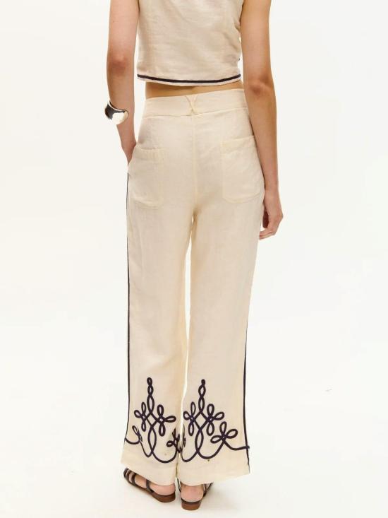  캐롤리나 케이 스트레이트 팬츠 캐롤라이나 K 샘 팬츠 가데니아 - CAROLINA K