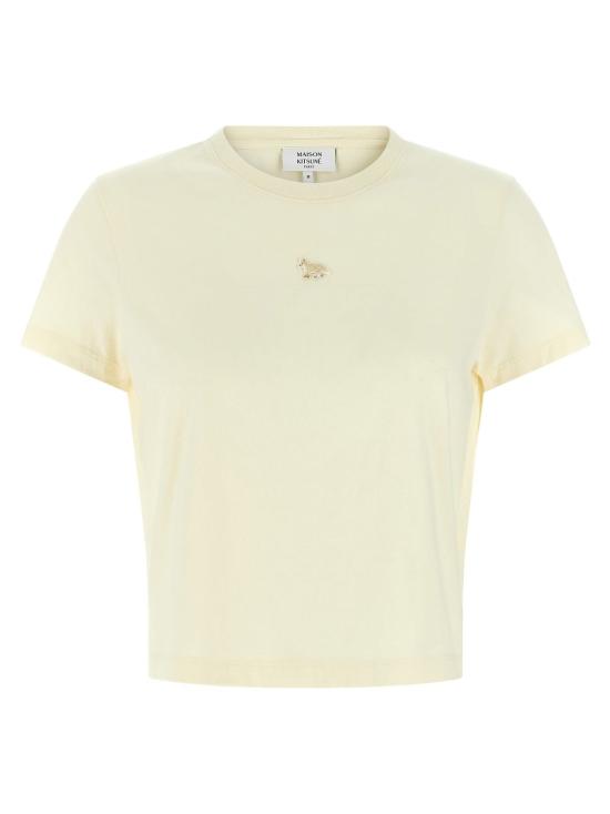  메종키츠네 반팔 티셔츠 메종 키츠네 베이비 폭스 티셔츠 베이지