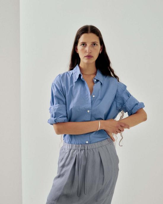  사야카 다비스 뉴욕 탑 사야카 데이비스 뉴욕 크링클 오버사이즈 셔츠 - SAYAKA DAVIS NEW YORK