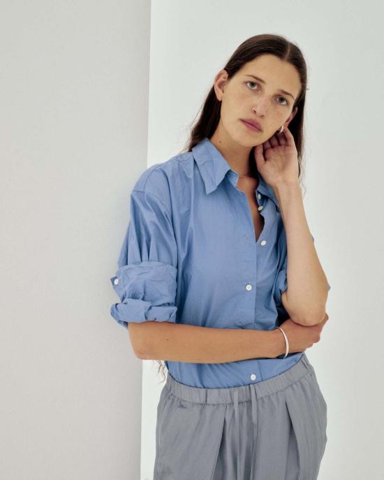  사야카 다비스 뉴욕 탑 사야카 데이비스 뉴욕 크링클 오버사이즈 셔츠