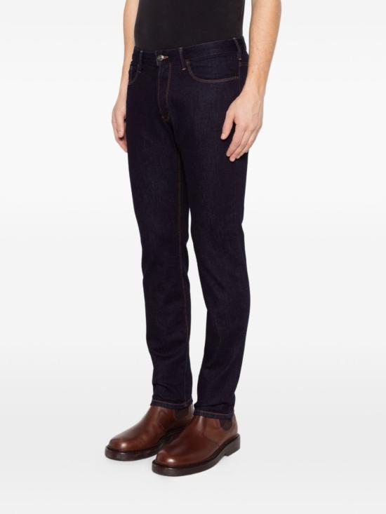  엠포리오 아르마니 데님 팬츠 데님 코튼 진 블루 - EMPORIO ARMANI