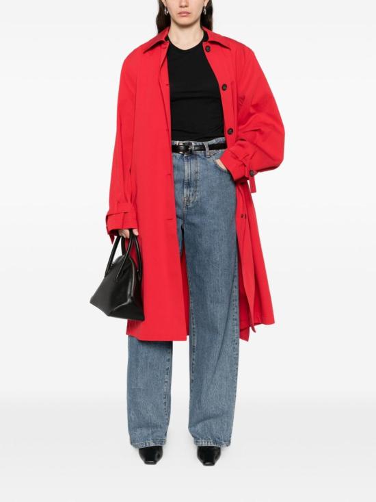  토템 트렌치 코트 코튼  레드 - TOTEME