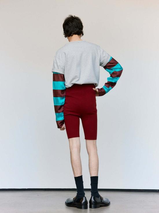  드리스 반 노튼 긴팔 티셔츠 Dries Van Noten 그레이 멜란지 헤더 롱슬리브 티셔츠 - DRIES VAN NOTEN