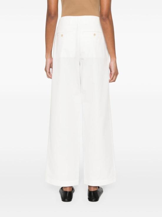  토템 스트레이트 팬츠 유기농 면 바지 (화이트) - TOTEME