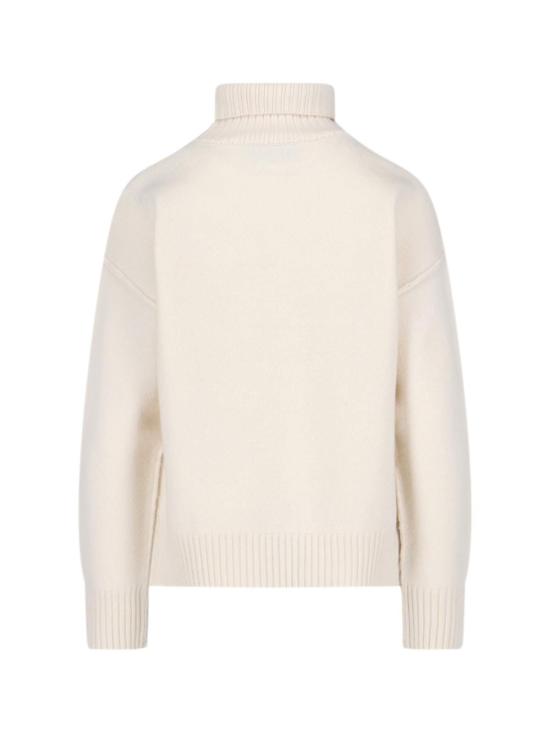  아미 스웨터 알렉상드르 마티우시 로고  크림 - AMI