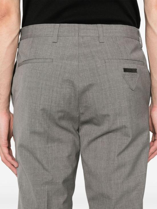 25FW 프라다 스트레이트 팬츠 UP0366 1XMYF0031 Grey - PRADA