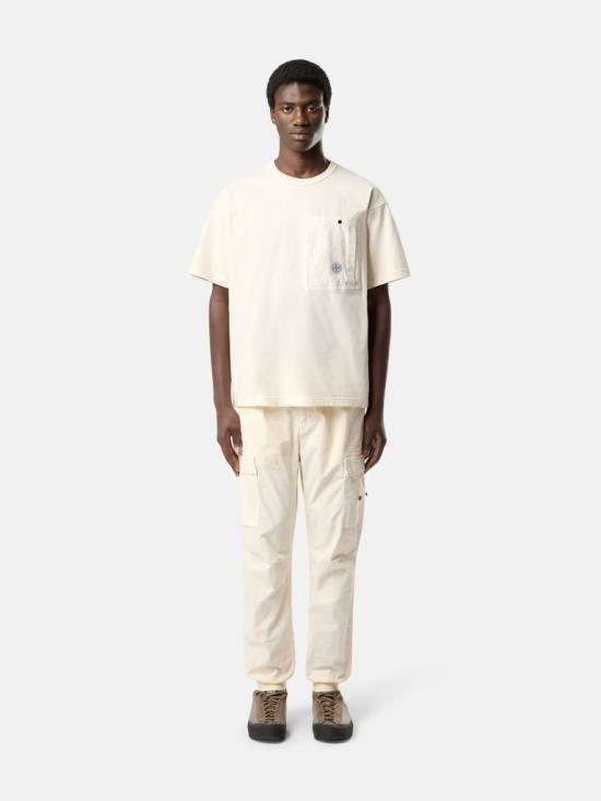 26SS 스톤 아일랜드 반팔 티셔츠 L1S15 2100004 S0115 V0093 White - STONE ISLAND