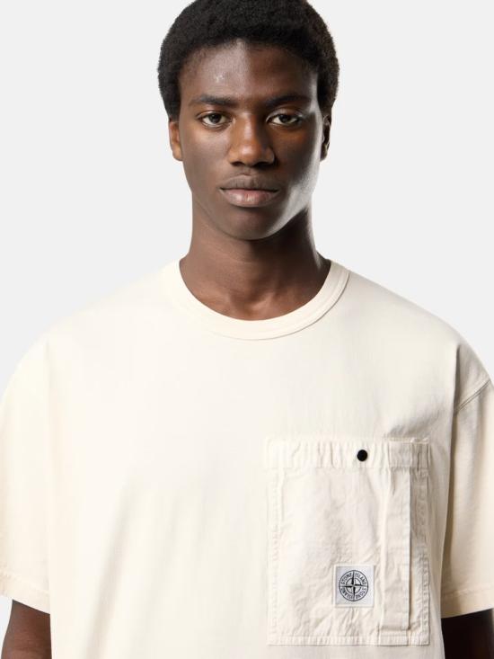 26SS 스톤 아일랜드 반팔 티셔츠 L1S15 2100004 S0115 V0093 White - STONE ISLAND