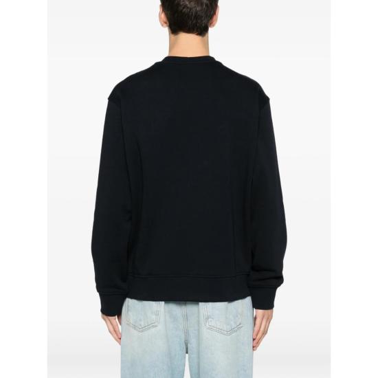  엠포리오 아르마니 긴팔 티셔츠 스웨트셔츠 블루 - EMPORIO ARMANI