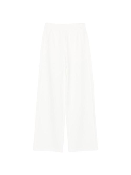  엠포리오 아르마니 스트레이트 팬츠 화이트 코튼 팬츠