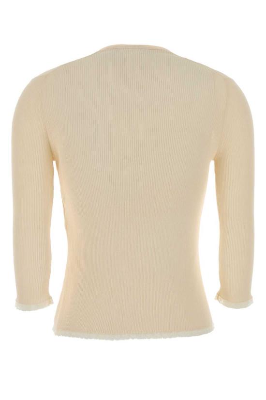  구찌 가디건 크림 코튼 - GUCCI