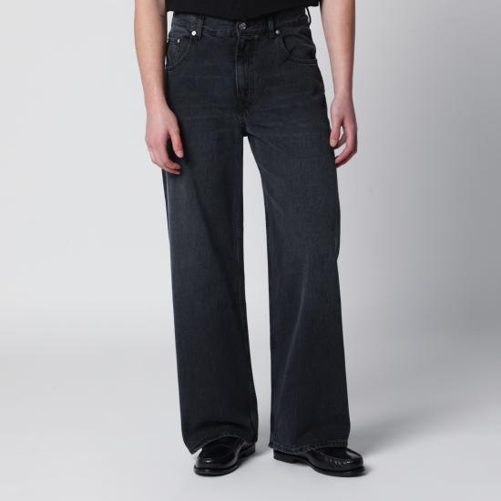 26SS 세퍼 데님 팬츠 MSS26RELAXEDDE Black