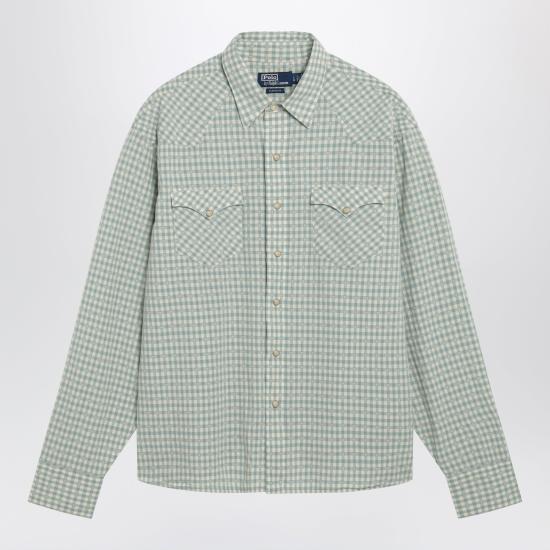 26SS 폴로 랄프로렌 긴팔 셔츠 710P08235001LI Green