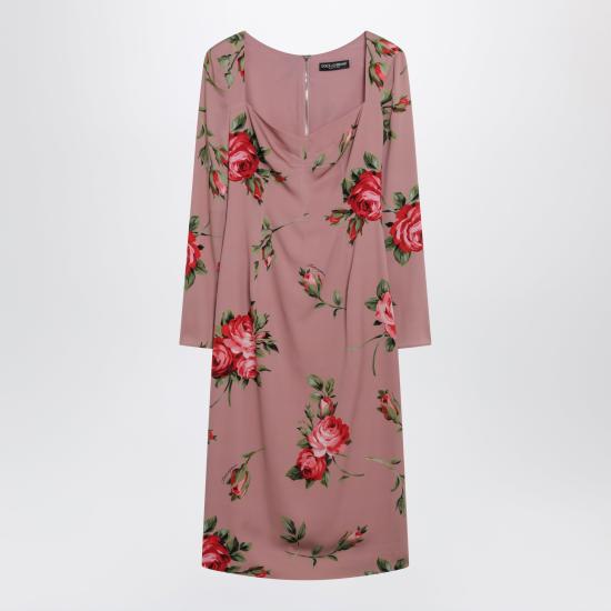 26SS 돌체앤가바나 미디 원피스 F612TTFSA8Q Pink