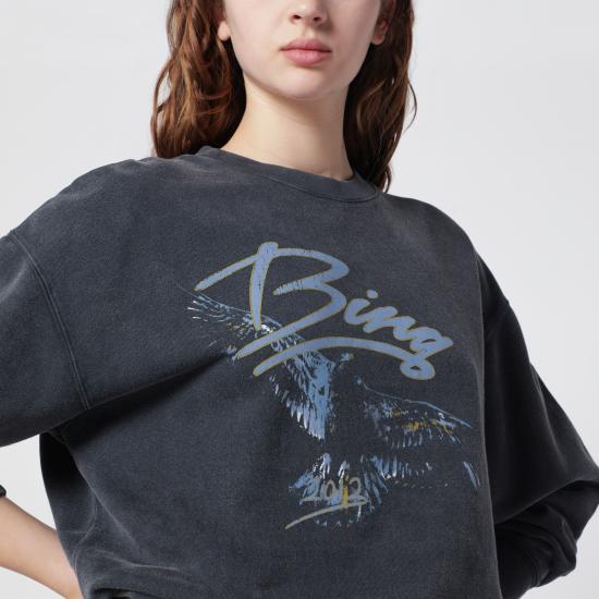 26SS 애니빙 긴팔 티셔츠 A 08 12161CO Black - ANINE BING