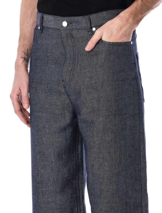  펜디 데님 팬츠 다크 블루 진 - FENDI