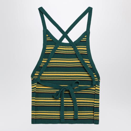 26SS 미우미우 민소매 티셔츠 MMV345OOO185J Green - MIU MIU