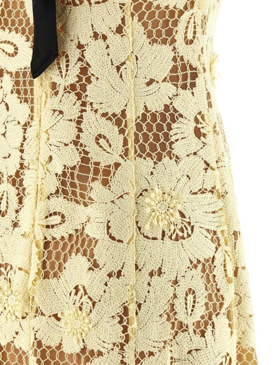 26SS 셀프 포트레이트 롱 원피스 SS26 094M Y YELLOW Yellow - SELF PORTRAIT