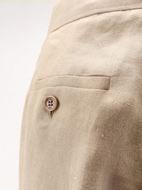  막스마라 스트레이트 팬츠 막스 마라 Mxsbig 린넨 팬츠 카멜 - MAX MARA