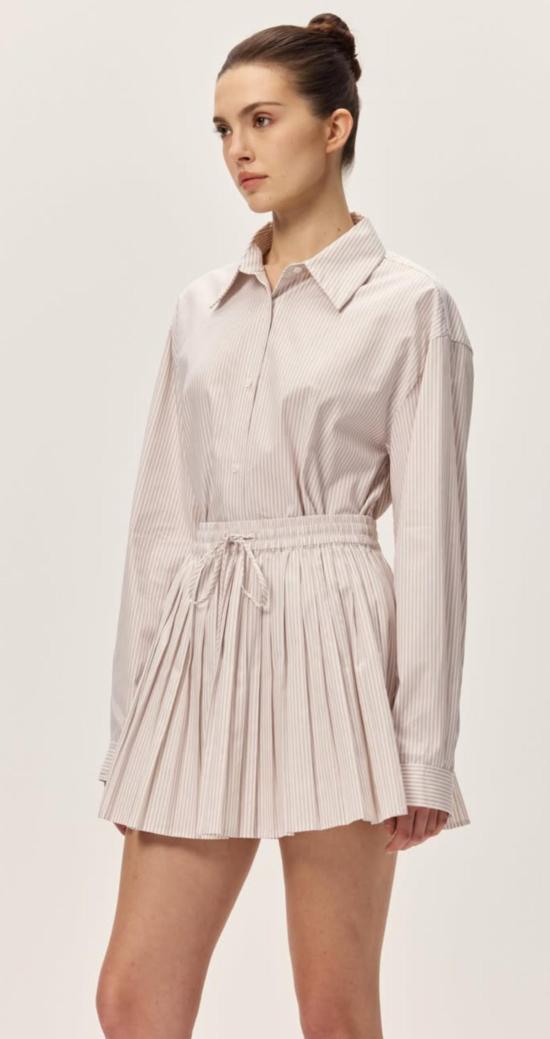  elodie 숏 스커트 Elodie Danika 미니 스커트 토프 스트라이프