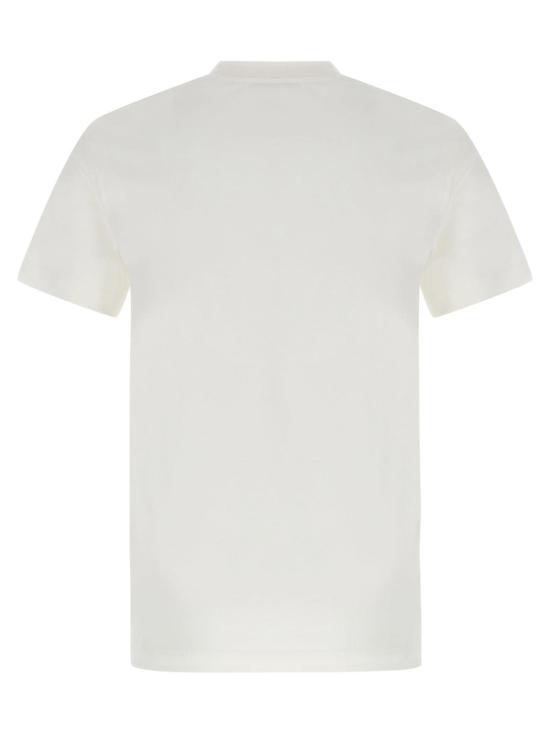  버버리 반팔 티셔츠 체크 패치 티셔츠 화이트 - BURBERRY