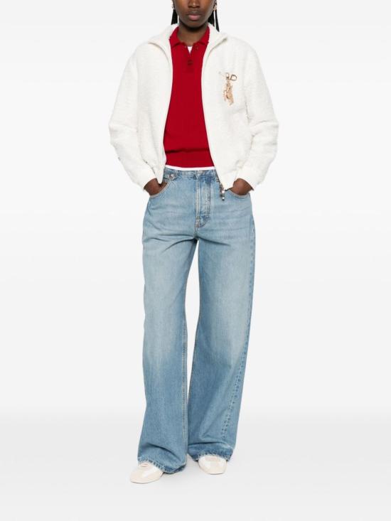  엠포리오 아르마니 자켓 트위드 블라우스 재킷 화이트 - EMPORIO ARMANI