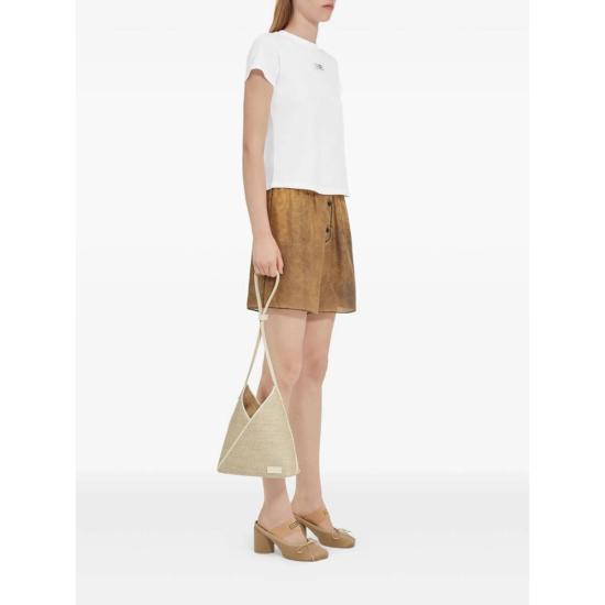  MM6 메종마르지엘라 반팔 티셔츠 Mm6 메종 마르지엘라 티셔츠 화이트 - MM6 MAISON MARGIELA