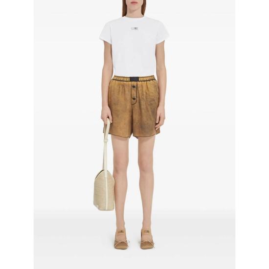  MM6 메종마르지엘라 반팔 티셔츠 Mm6 메종 마르지엘라 티셔츠 화이트 - MM6 MAISON MARGIELA