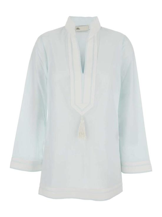  토리버치 튜닉 코튼 토리  라이트 블루