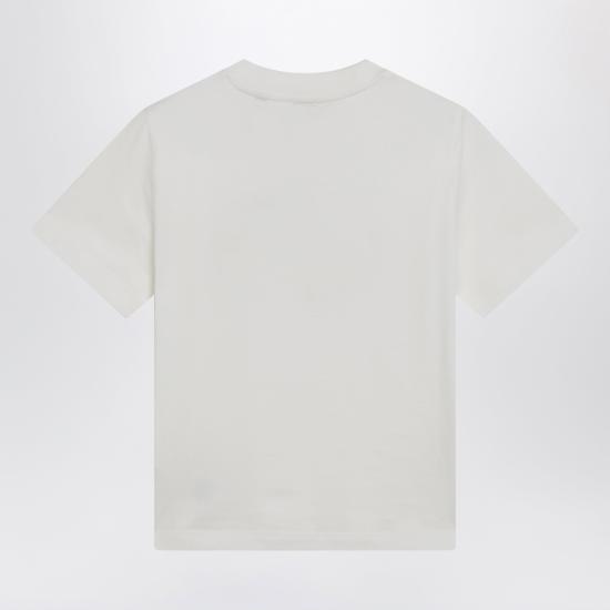 26SS 버버리 체크 나이트 스탬프 코튼 티셔츠 8126358163419 White - BURBERRY