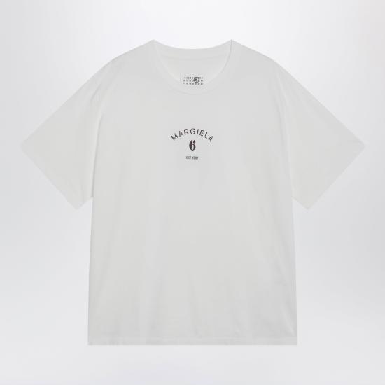 26SS MM6 메종마르지엘라 반팔 티셔츠 SH2GC0038M20048 White
