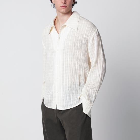 26SS 세퍼 긴팔 셔츠 MSS25IGNACIOPL White