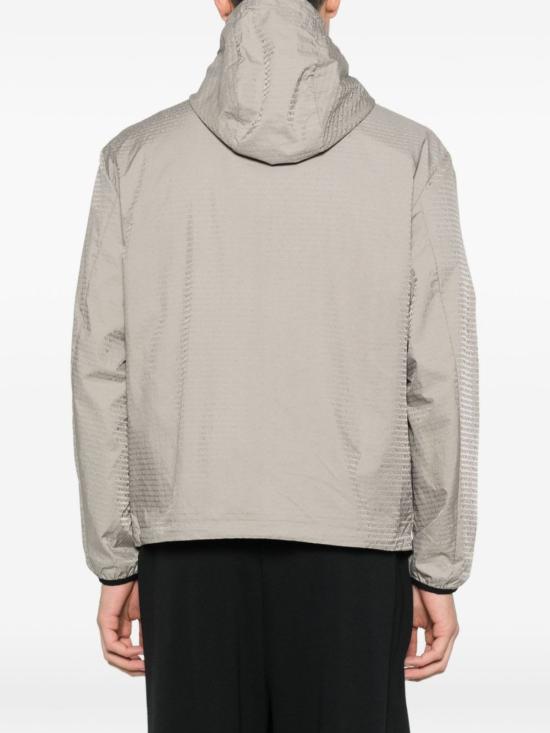  엠포리오 아르마니 자켓 나일론 블라우스 재킷 (도브 그레이) - EMPORIO ARMANI