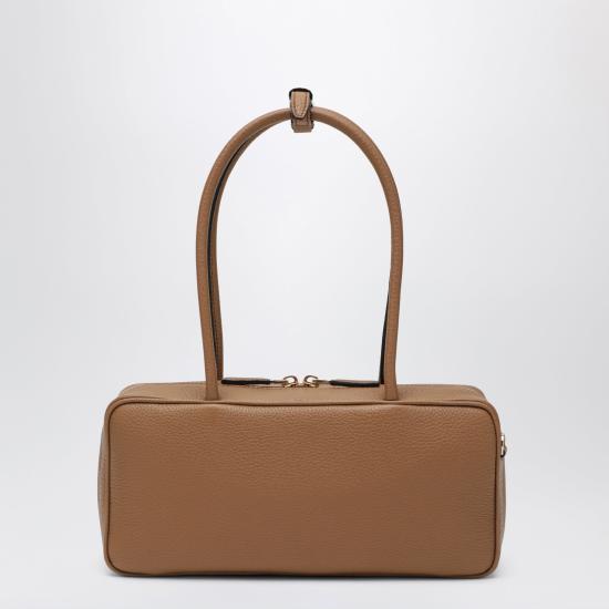 26SS 프라다 미디움 레더 탑 핸들 백 1BB126ONO2DKV Brown - PRADA