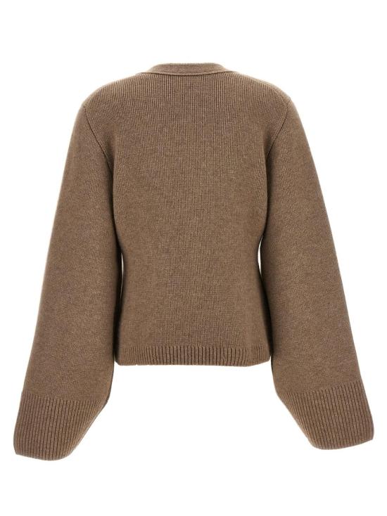  케이트 가디건 Khaite 스칼렛 카디건 브라운 - KHAITE