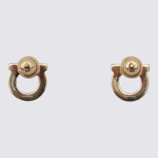  살바토레 페라가모 이어링 페라가모 골드 브라스 귀걸이 (골드) - SALVATORE FERRAGAMO