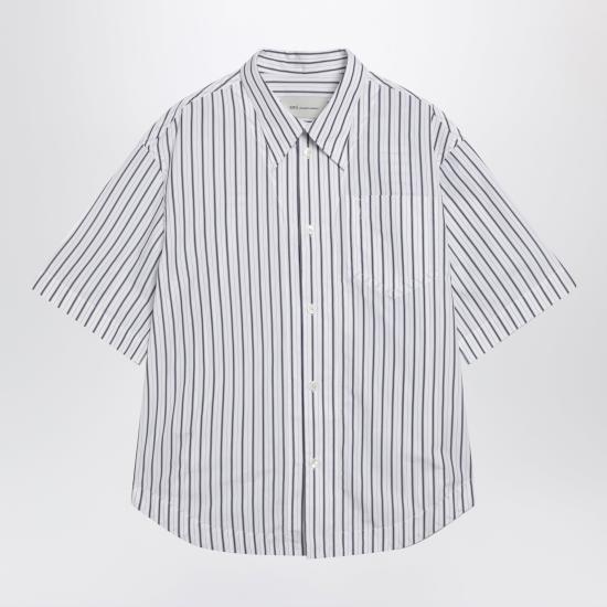 26SS 아미 포플린 반팔 셔츠 USH809CO0220 White