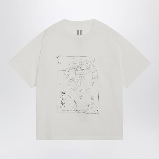 26SS 릭 오웬스 반팔 티셔츠 RR01F2232JAEP13 White
