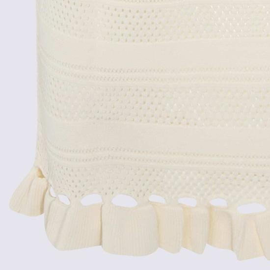  트윈셋 롱 스커트 비스코스 스커트 마드레 페를라 - TWINSET